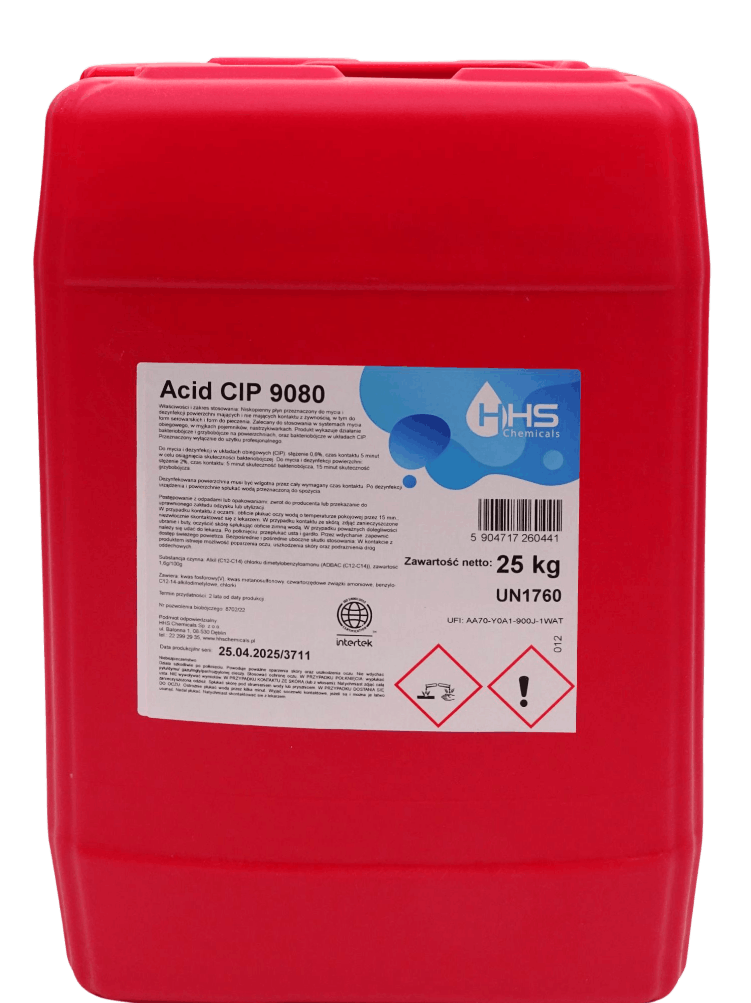 Acid CIP 9080-кислотний миючий засіб