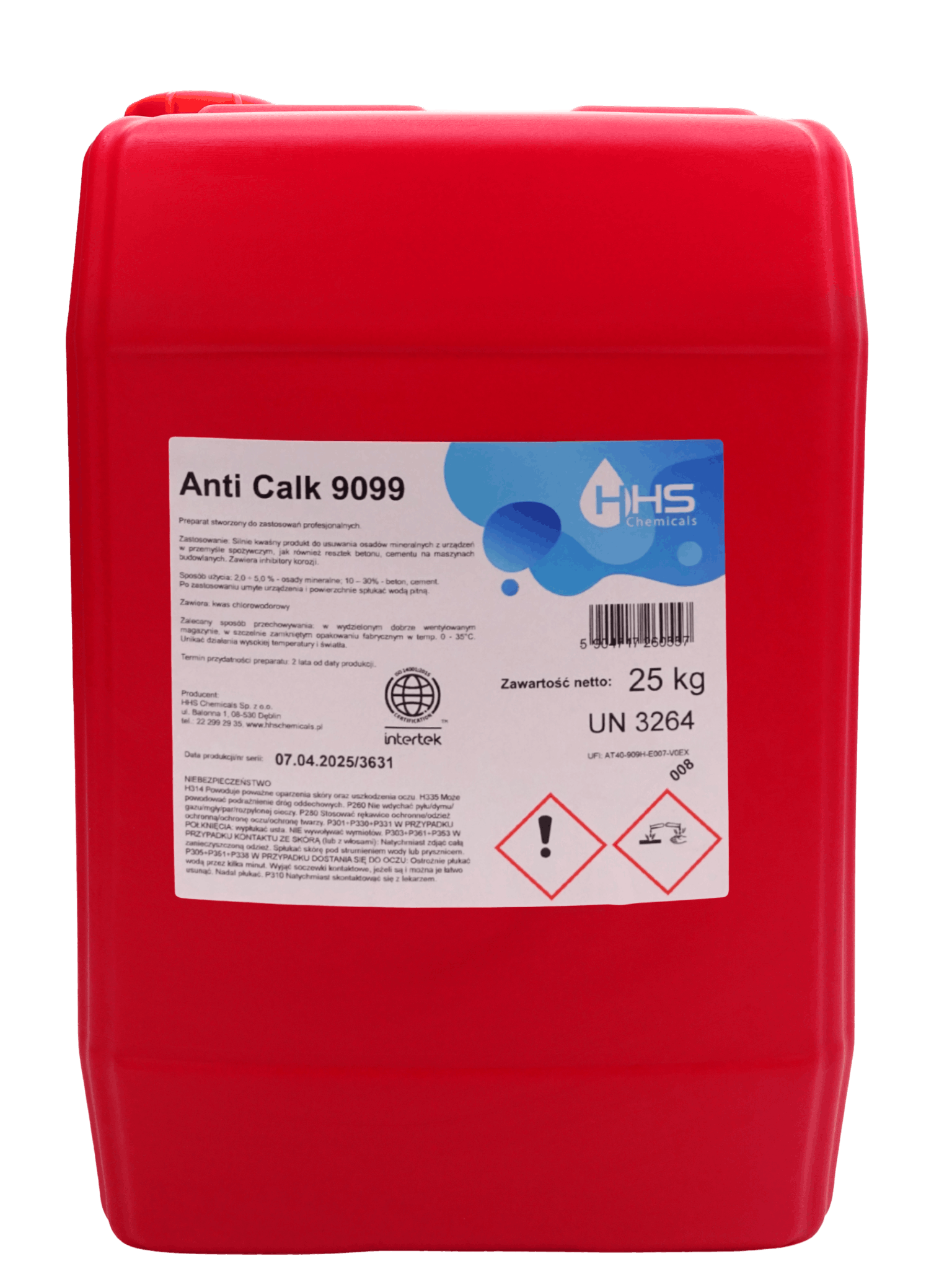 Anti  Calk 9099 -кислотний засіб для очищення складних мінеральних відкладень та іржі